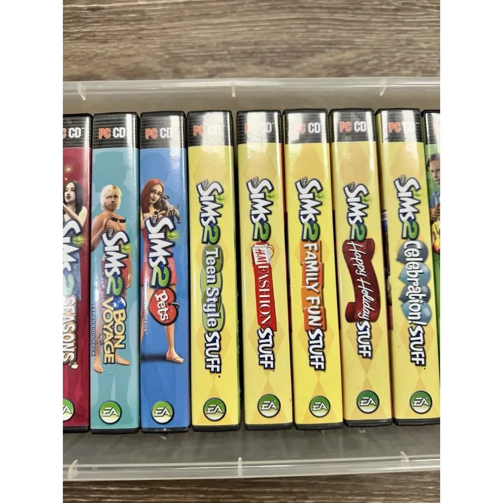 The Sims 2 PC Game Lot 14 Games Expansions Stuff Packs + Sims Online EA